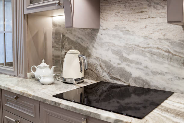 What is engineered quartz made from for sustainable countertop options?